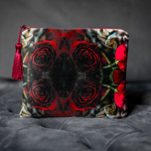 Stone Mask Velvet Clutch - Ancient Garden Collection