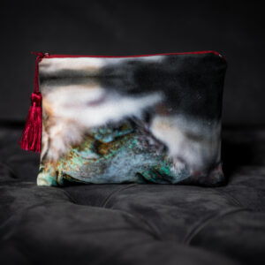 Stone Mask Velvet Clutch - Ancient Garden Collection