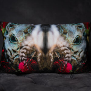 Stone Mask Velvet Pillow - Ancient Garden Collection