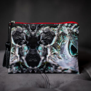 Stone Mask Velvet Clutch - Ancient Garden Collection 3/6