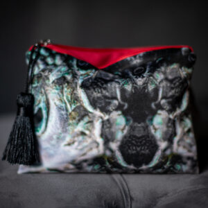 Stone Mask Velvet Clutch - Ancient Garden Collection 2/6