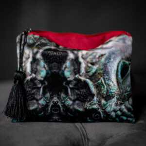Stone Mask Velvet Clutch - Ancient Garden Collection 1/6