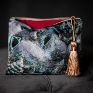 Stone Mask Velvet Clutch - Ancient Garden Collection 5/6