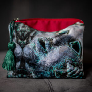 Stone Mask Velvet Clutch - Ancient Garden Collection 4/6