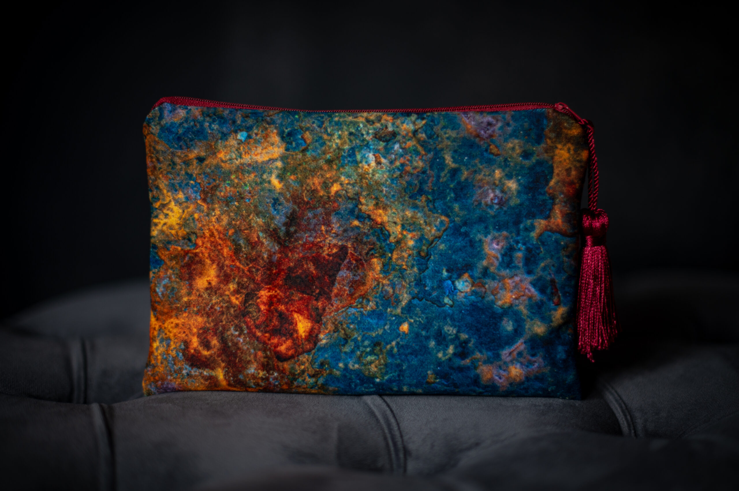 The Alchemist’s Patina - Chenille Clutch Bag - Image 2