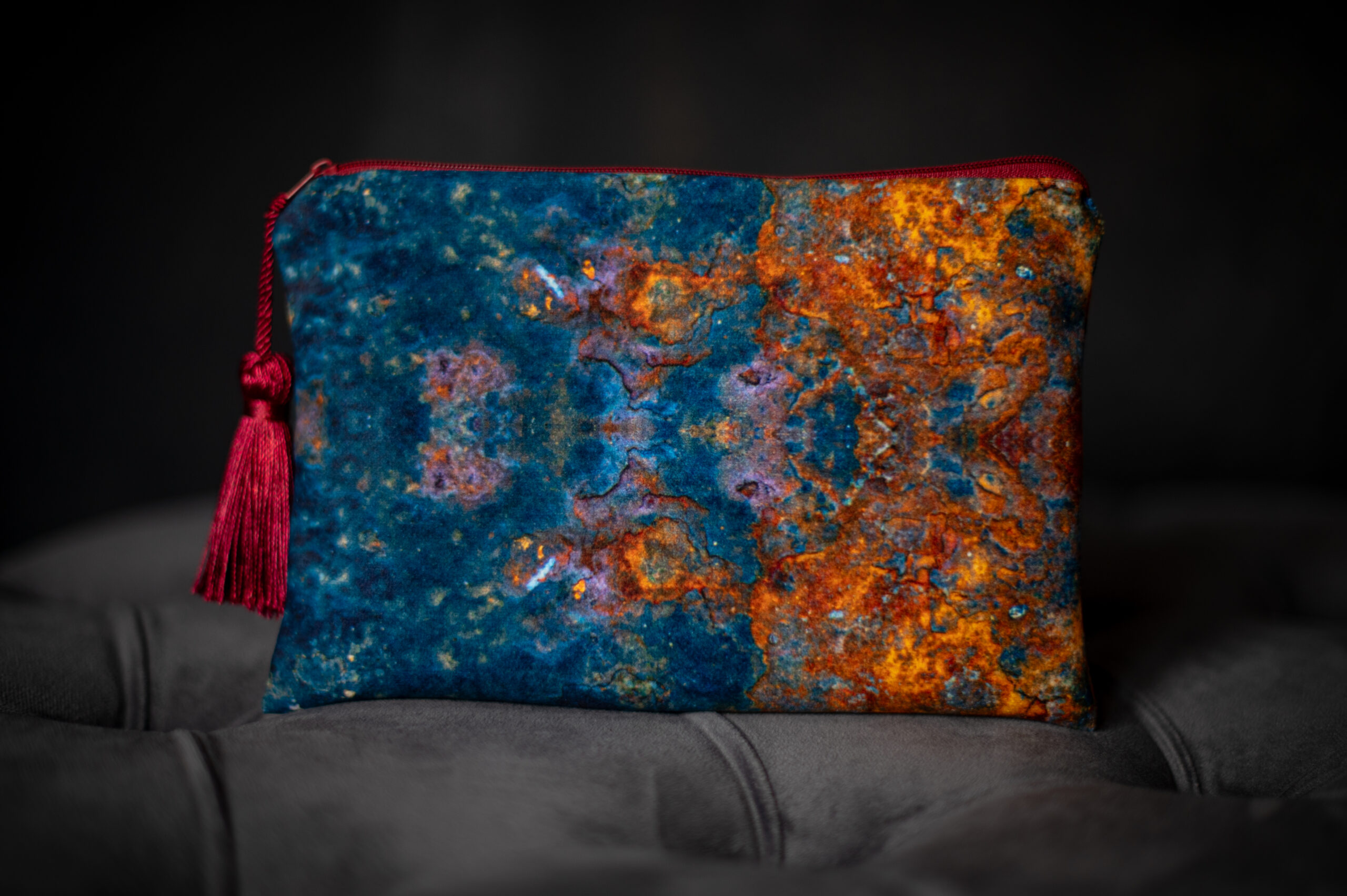 The Alchemist’s Patina - Chenille Clutch Bag - Image 5