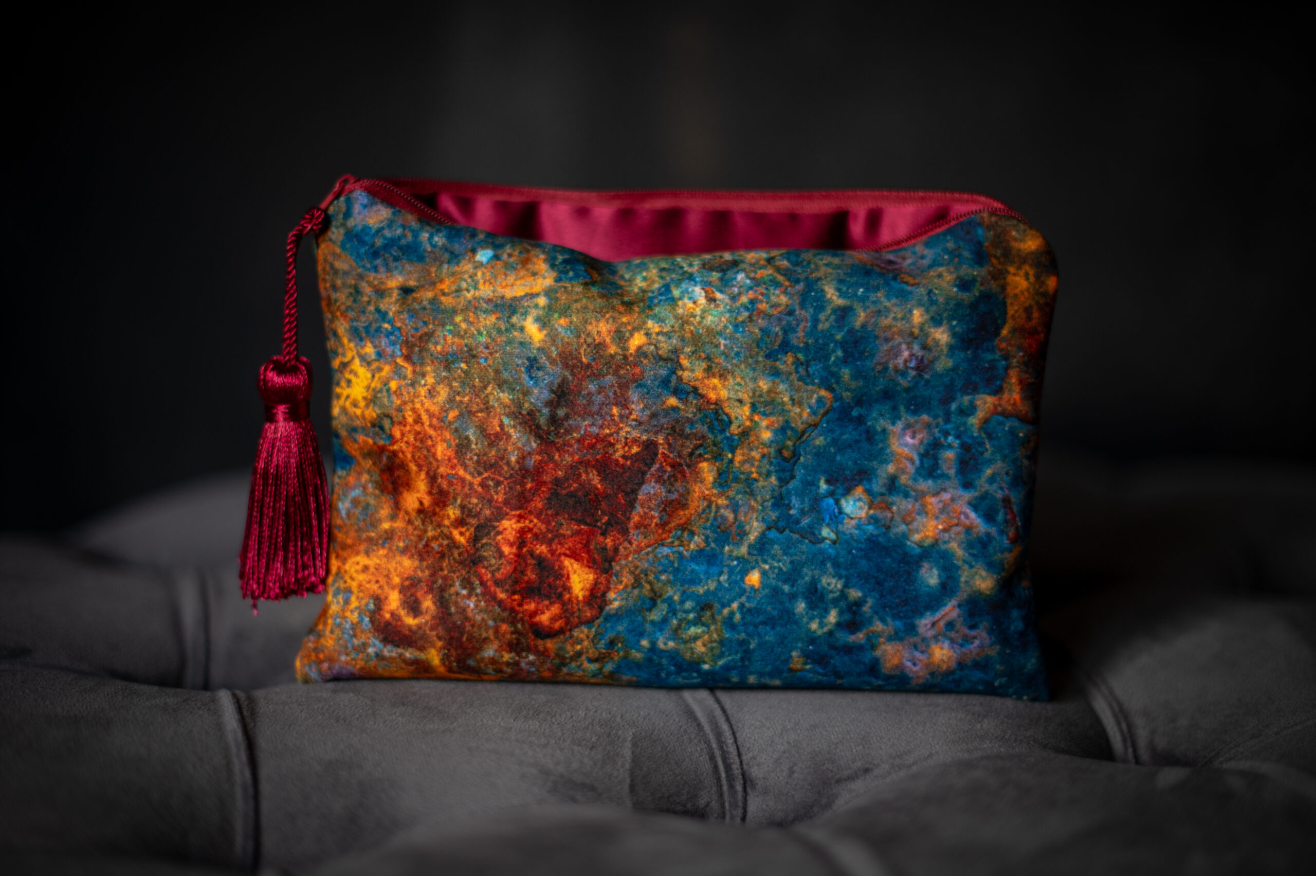 The Alchemist’s Patina - Chenille Clutch Bag - Image 4