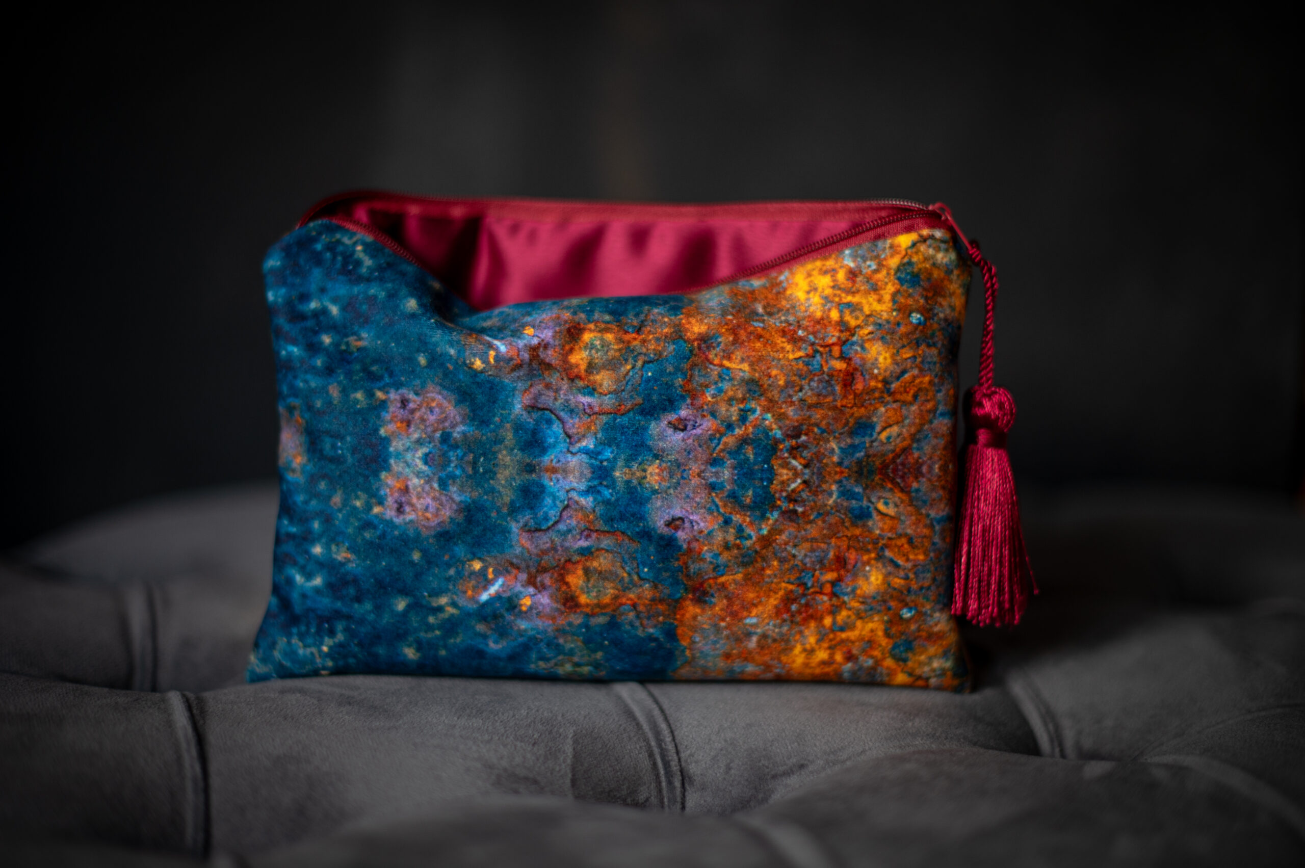 The Alchemist’s Patina - Chenille Clutch Bag