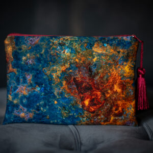 The Alchemist’s Patina: Chenille Clutch Bag