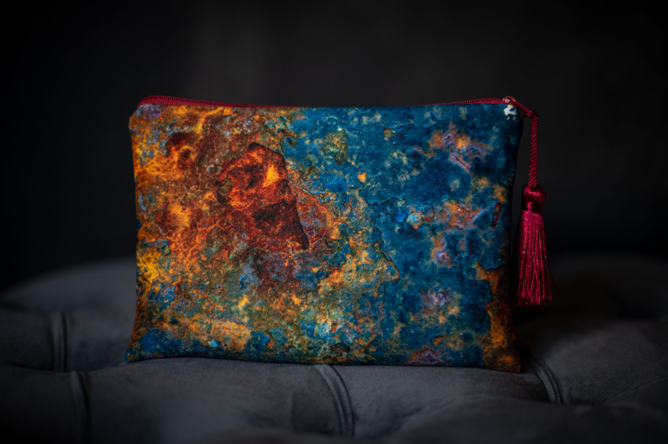 The Alchemist’s Patina - Chenille Clutch Bag - Image 2