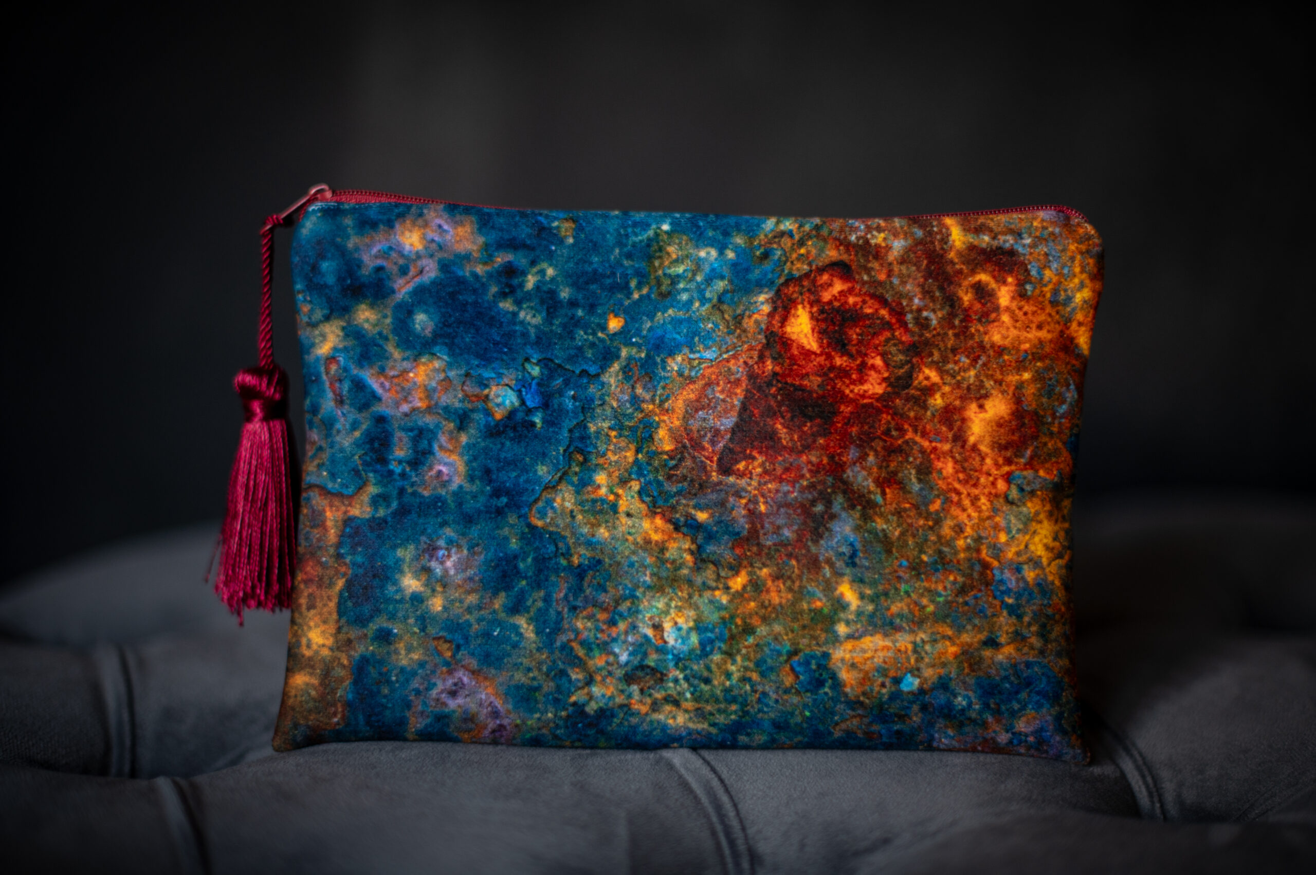 The Alchemist’s Patina - Chenille Clutch Bag - Image 3